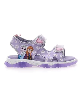 Sandali lilla con luci e stampa 19FII3G01LA 29 - Frozen - FashionsVida