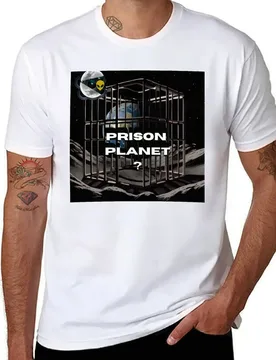 Earth prison planet, moon an observatory hollow moon T-Shirt t shirt man cotton man t shirt heavy cotton T-Shirt - Aliexpress - FashionsVida