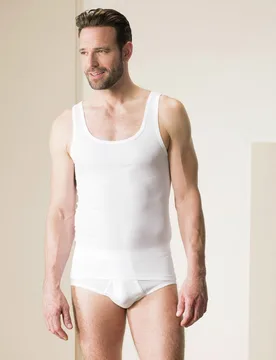 Masterclass-Unterhemd 2er-Pack, , Farbe Weiß, 10(4XL, feinste, seidige Baumwolle sehr strapazierfähig Herren - Walbusch - FashionsVida