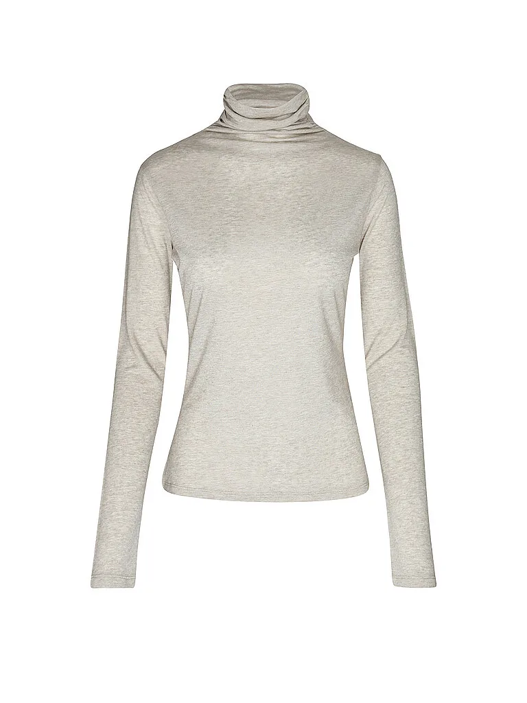 Jersey de cuello alto ELAVUS crema M - BOSS - FashionsVida