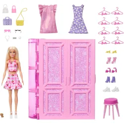 Dream Closet Muñeca rubia con armario de ensueño