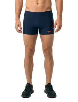 Tech Panel Swimming Boxer True Navy / Volcanic Orange / True Cobalt UK 38 Men - Speedo - FashionsVida