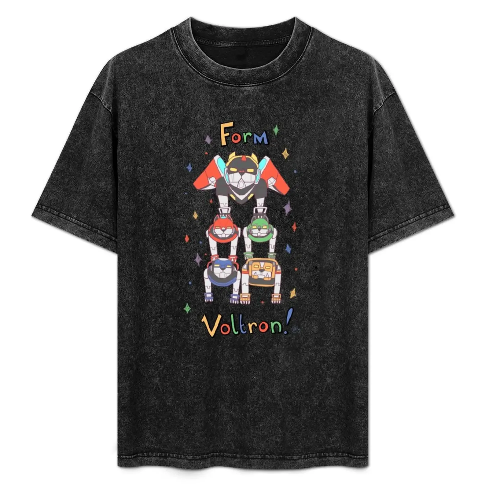 Form Voltron! T-Shirt Basic Crew Neck Short Sleeve Top - Aliexpress - FashionsVida