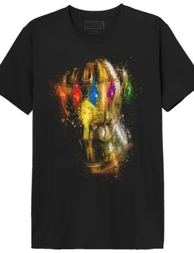 Marvel T-Shirt - Destroy Gauntlet - S bis XXL - für Männer - Größe S - schwarz - Lizenzierter Fanartikel - Männer - male - Spider-Man - FashionsVida