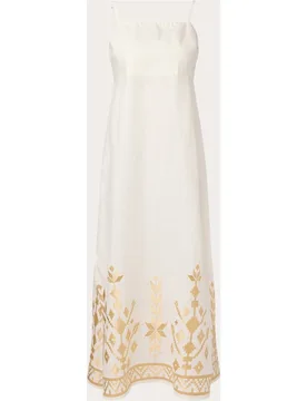 Vestido largo de lino - Greek Archaic Kori - FashionsVida