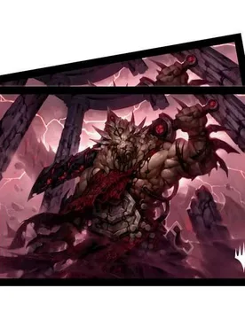 MTG March of the Machine Deck Protector Sleeves A featuring Brimaz, Blight of Oreskos (100) - Ultra PRO - FashionsVida