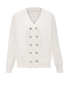 Carato Cárdigan blanco