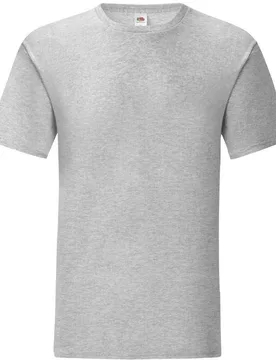 Mens Iconic T-Shirt (Athletic Heather) - Light Grey - Size 3xl - Fruit of the loom - FashionsVida