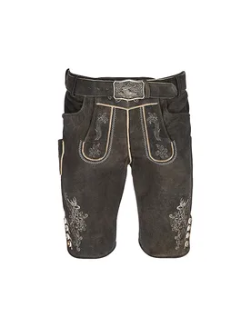 Lederhose BORIS marron 56 - Gweih & Silk - FashionsVida