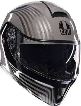 Casco Moto Modulare STREETMODULAR ISEO Grigio Nero taglia 2XL - AGV - FashionsVida