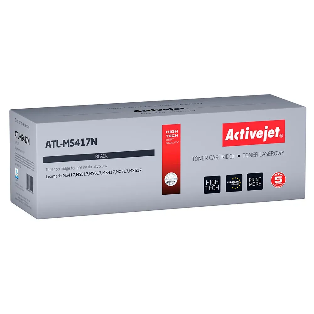 Toner Compatible Atl-ms417n Lexmark 51b2h00 Black One Size unisex - ActiveJet - FashionsVida