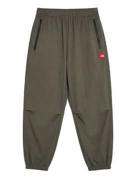 Pantaloni In Nylon Con Patch Logo Laterale