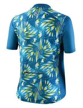Womens Ss Jersey Dalia In Turquoise - Size 14 Uk - Bicycle Line - FashionsVida