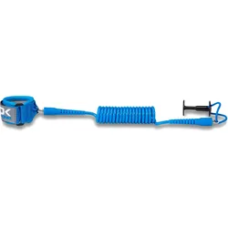 Leash De Surf Coiled Wrist 6.5 Mm Blue 4´ unisex