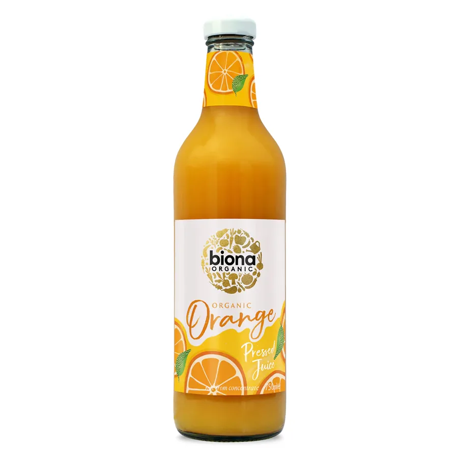 Biona Organic Orange Juice - 750ml - Biona - FashionsVida