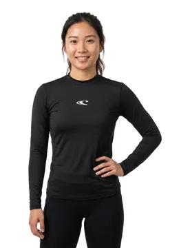 Rash Guard Manches Longues Essentials Skin Black Out XL