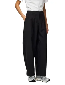 Pantalon Bosella Barrel Black S - Pieces - FashionsVida