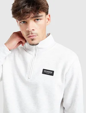 Rocco 1/4 Zip Track Top - Herren, Grau - male - Size: XL - McKenzie - FashionsVida