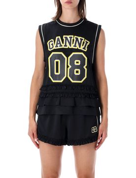 Sculpted Recycled Polyester Top