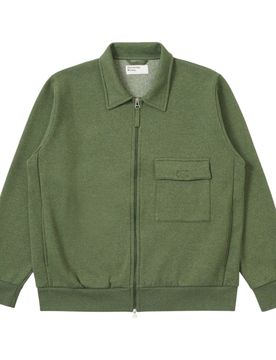 Giacca tyler jacket red cot blend jersey - green