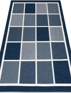 Teppiche Teppich Spring 20426994 Quadrate, Rahmen Geschlung 80x150 Cm 80x150 Cm