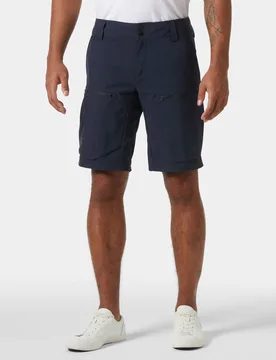 Men's Crewline Cargo Shorts 2.0 Navy 30 - Navy Blue - Male - Helly Hansen - FashionsVida