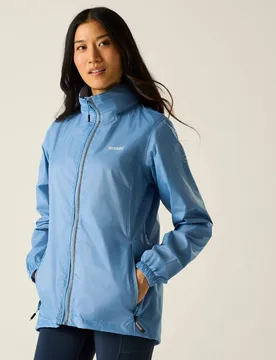 Women's Corinne IV Waterproof Packaway Jacket in Light Blue Size: 16 - Light Blue - Size: 16 - Regatta - FashionsVida