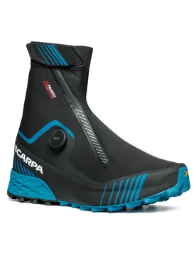 Chaussures de trail en POLARTEC® - Ribelle Run Kalibra G Black Azure - Taille 42 - Noir - Scarpa - FashionsVida