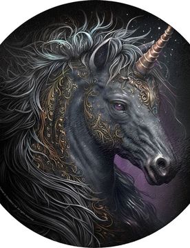 Gothic Schneidebrett - Celtic Unicorn - multicolor - Unisex - unisex