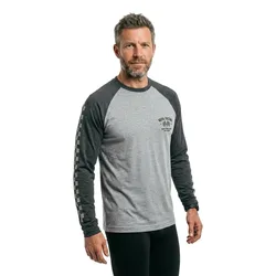 Maglia Da Enduro A Maniche Lunghe Core Flag Grey / Black