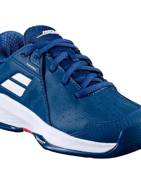 Prop 3 All Court Shoes Refurbished Estate Blue / White UK 3.5 - Babolat - FashionsVida