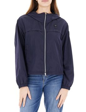 Giubbino con cappuccio BLU NOTTE L
