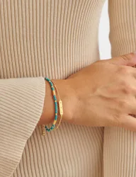December Waterproof Birthstone Bracelet Gold female