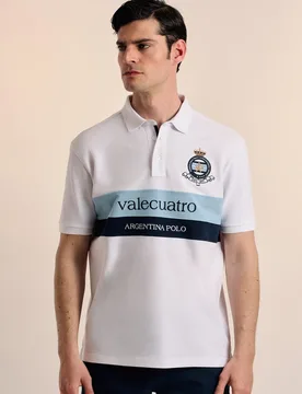 Polo de piqué de hombre corte classic manga corta - Valecuatro - FashionsVida