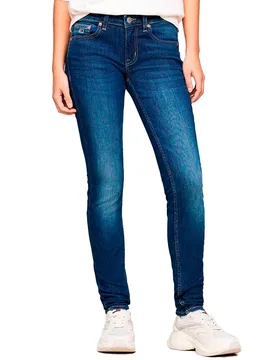 Jeans A Vita Bassa Sophie Ch0258 Skinny Fit Denim Dark 26 - Tommy Jeans - FashionsVida