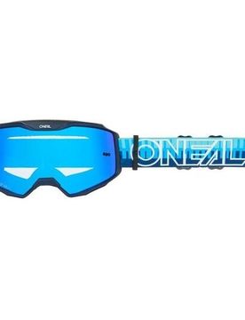 Maschera O'NEAL B-10 STRIPED Blu - Radium taglia unica