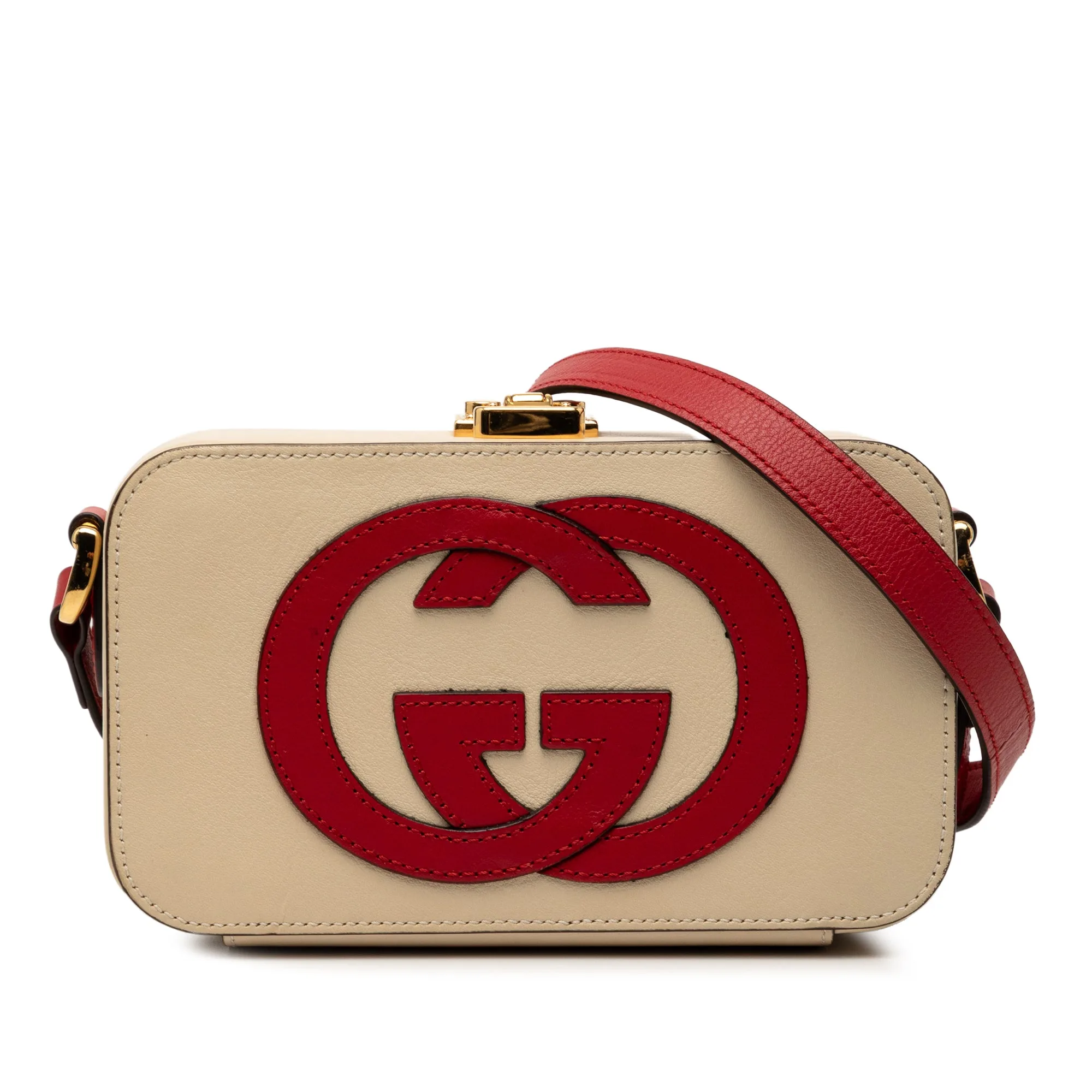 Leather Interlocking G Crossbody - Gucci - FashionsVida