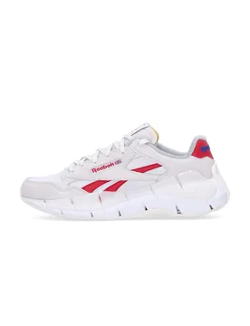 Scarpa Bassa Uomo Zig Kinetica 2.5 Plus Shoes Cloud White/chalk/vector Red - Reebok - FashionsVida