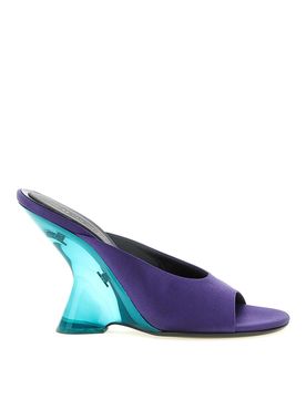Dries Van Noten Mules in raso