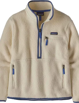 Polaire demi-zippée en Polartec® - W's Retro Pile Marsupial Natural - Taille XS - Beige - Patagonia - FashionsVida