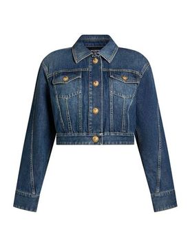 Chaqueta vaquera Mujer Azul marino 40 Mujer