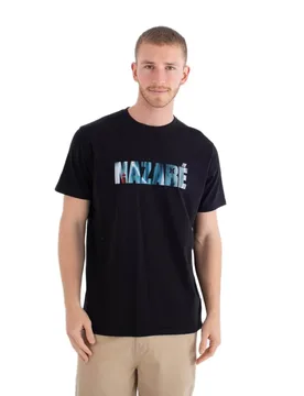 T-shirt à Manches Courtes Nazare Script Black 2XL - Hurley - FashionsVida