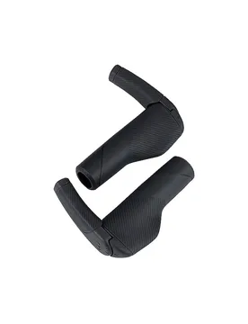 Juego de puños/cuernos para manillar de bicicleta KingComfort BHG-125 135 mm, cuernos de manillar 80 mm negro - BBB - FashionsVida
