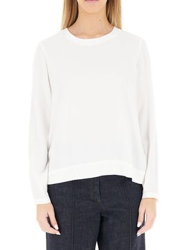 XACUS Blusa misto seta BIANCO 46