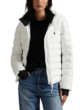 Jacke Woven Full-Zip, weiss/schwarz l - Ralph Lauren - FashionsVida