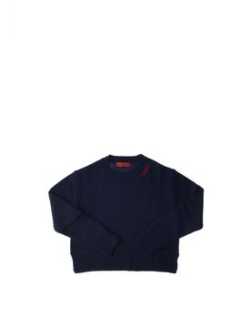 Maglione misto lana BLU NAVY 12Y