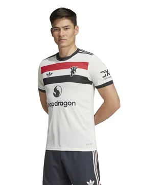 Offizielles Ausweichtrikot Manchester United 2024/25 - Blanc - male - Size: XL - Adidas - FashionsVida