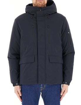 Giubbotto con cappuccio BLU SCURO XXL