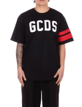 Gcds T-shirt e Polo Black red - Gcds - FashionsVida