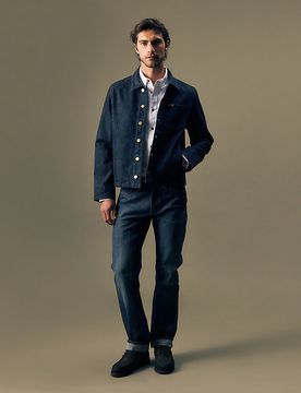 Gold Relaxed Denim Jacket Pure Gold Größe XXL male